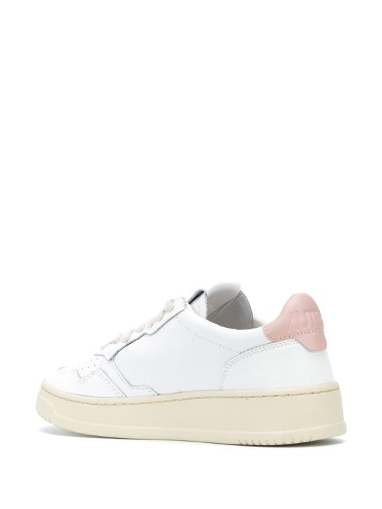 26FW 오트리 메달리스트 로우 레더 스니커즈 AULW LL16WHT PINK - AUTRY