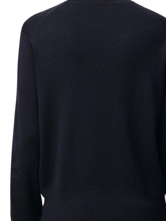26FW 아미 ADC 크루넥 스웨터 HKS826 001414 NAVY BLUE RED - AMI