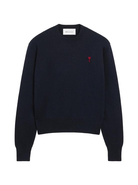 26FW 아미 ADC 크루넥 스웨터 HKS826 001414 NAVY BLUE RED