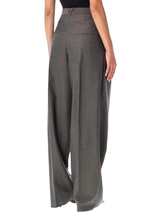26FW 보테가베네타 수트 팬츠 876661V6O20 2527 GREY MULTI - BOTTEGA VENETA
