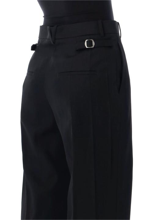 26FW 보테가베네타 스트레이트 팬츠 A003XTV66I0 1010 Nero - BOTTEGA VENETA