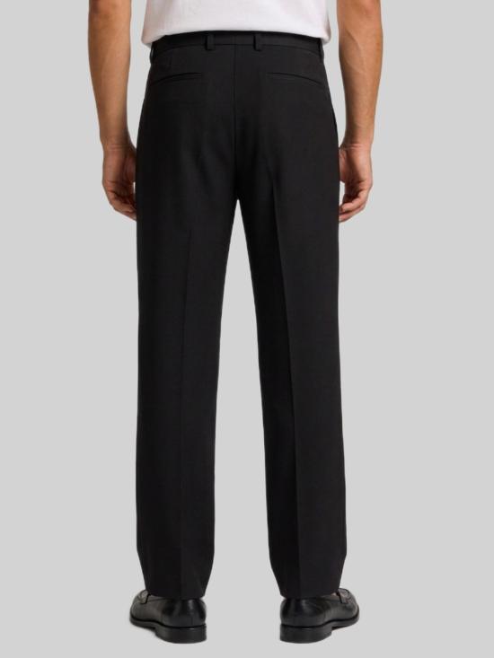 26FW 생로랑 플루이드 테일러드 스트레이트 팬츠 A000O7 BLACK - SAINT LAURENT