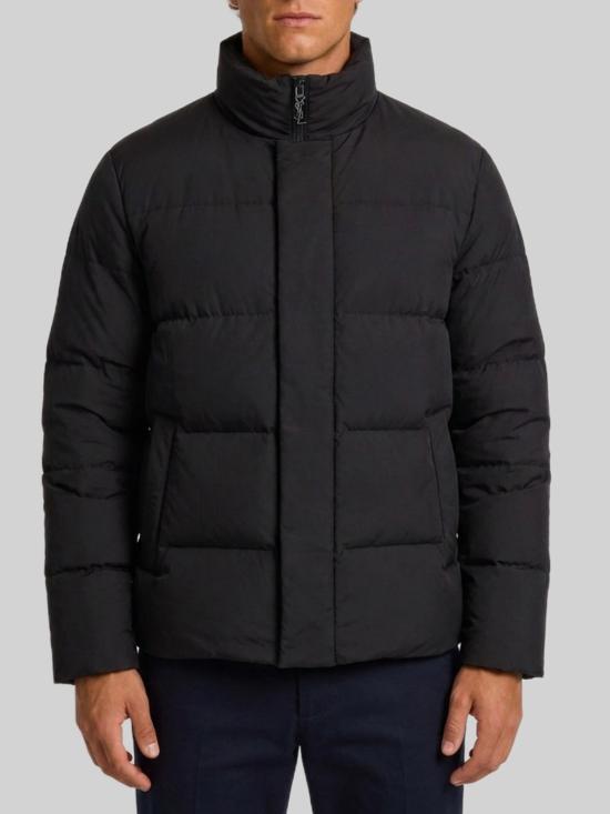 26FW 생로랑 블랙 하이넥 퀼팅 패딩 자켓 블랙 하이넥 퀼팅 패딩 자켓 875289 BLACK