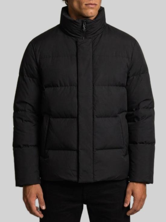 26FW 생로랑 블랙 하이넥 퀼팅 패딩 자켓 블랙 하이넥 퀼팅 패딩 자켓 875289 BLACK - SAINT LAURENT