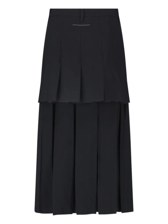 26FW MM6 메종마르지엘라 롱 스커트 S62ME0048 M35436900 Black - MM6 MAISON MARGIELA