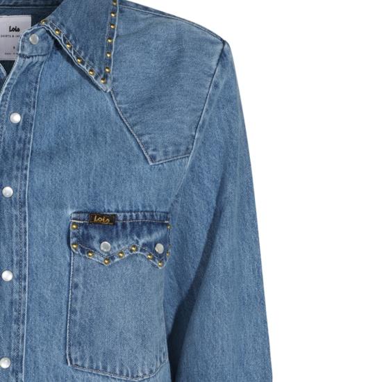 26FW 로이스 데님 34578089STUDDED DENIM Blue - LOIS
