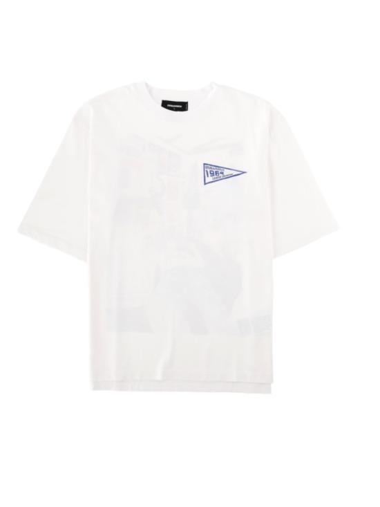  디스퀘어드2 반팔 티셔츠 S74GD1578 D20033100 White