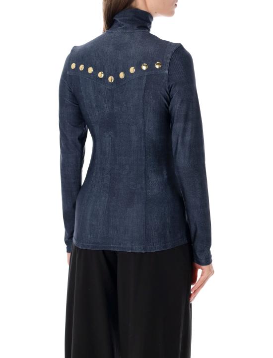 26FW 골드버그 탑 GB32220263 0050 NAVY MULTI - GOLDBERGH