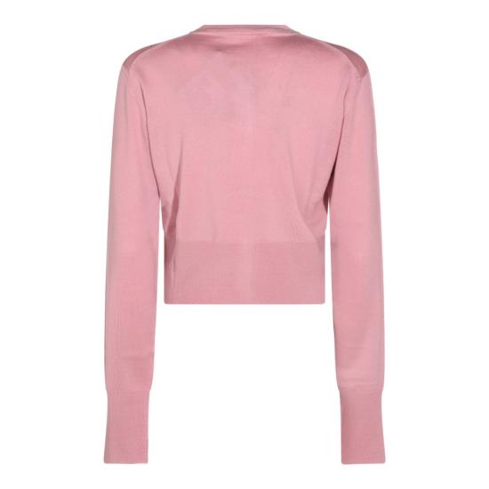 26FW 비비안웨스트우드 베아 크롭드 가디건 1803002UY005EG406 Pink - VIVIENNE WESTWOOD