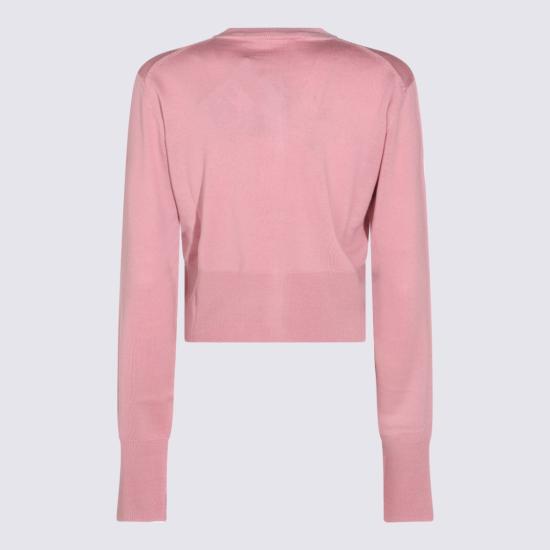 26FW 비비안웨스트우드 베아 크롭드 가디건 1803002UY005EG406 Pink - VIVIENNE WESTWOOD
