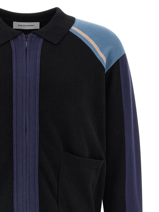26FW 키코 코스타디노브 가디건 KKAW26KN07105 Blue - KIKO KOSTADINOV