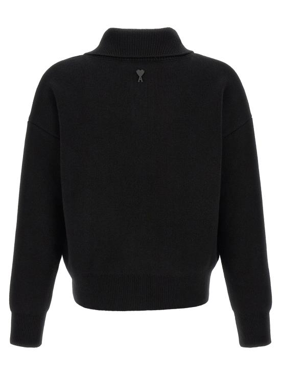 26FW 아미 가디건 UKS885KN0192001 Black - AMI