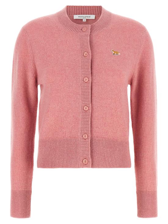 26FW 메종키츠네 베이비 폭스 램스울 피티드 가디건 PW00506KT1006P623 Pink