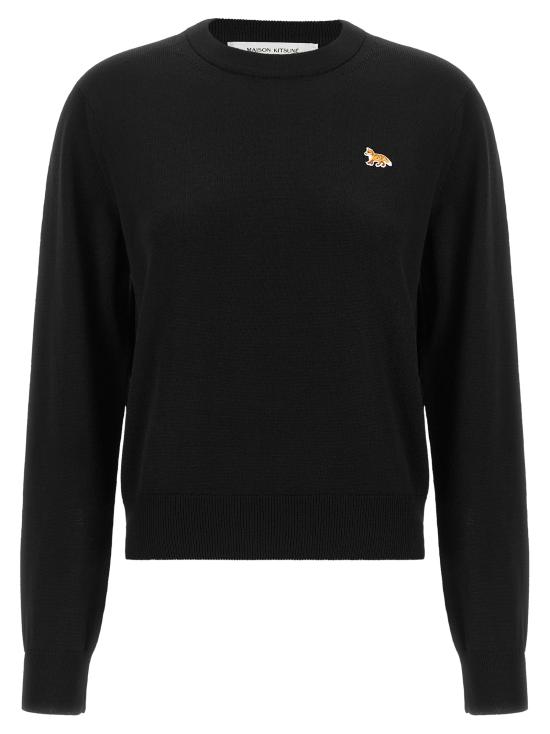 26FW 메종키츠네 베이비 폭스 메리노 레귤러 점퍼 PW00801KT1181P199 Black