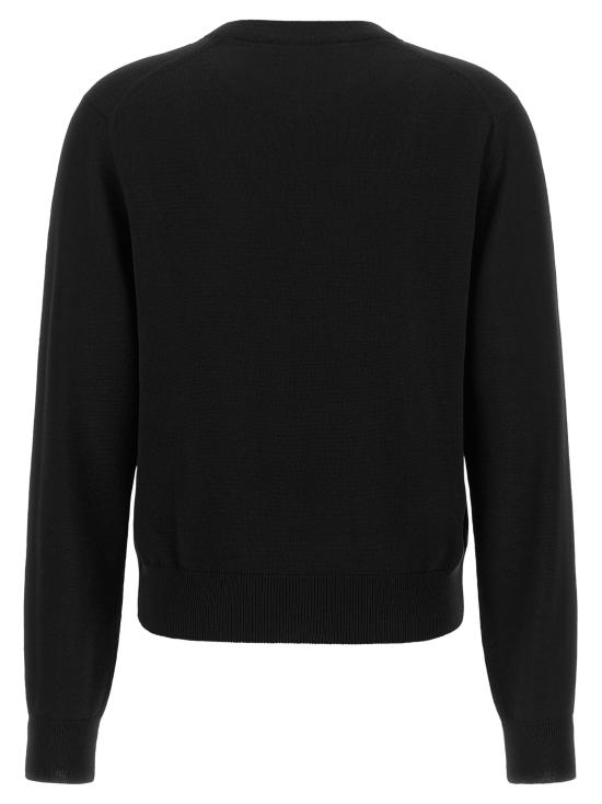 26FW 메종키츠네 베이비 폭스 메리노 레귤러 점퍼 PW00801KT1181P199 Black - MAISON KITSUNE