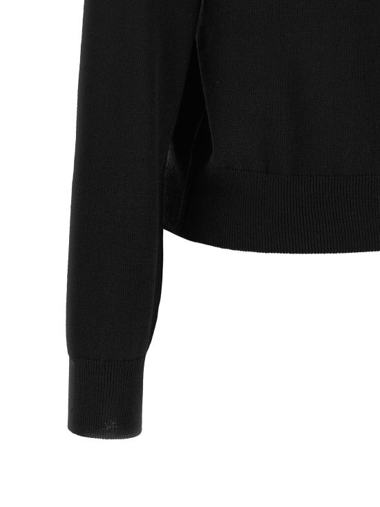 26FW 메종키츠네 베이비 폭스 메리노 레귤러 점퍼 PW00801KT1181P199 Black - MAISON KITSUNE
