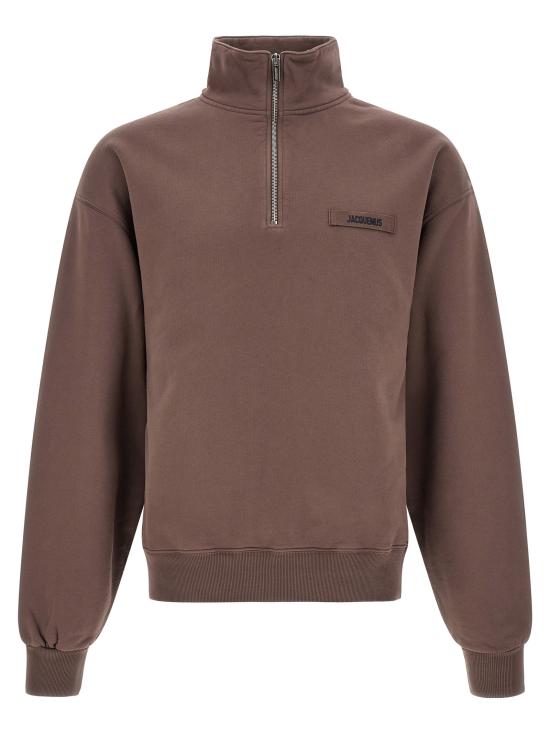 26FW 자크뮈스 긴팔 티셔츠 25ESSM00313AJ00174850 Brown