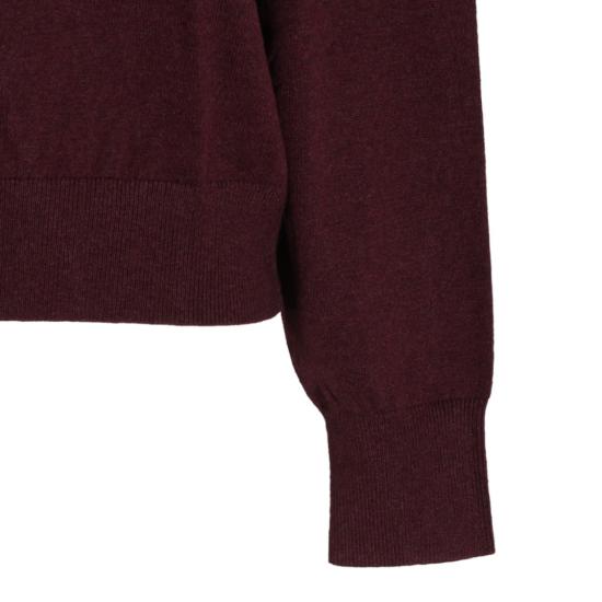 26FW 이자벨마랑에뚜왈 마리산스 코튼 스웨터 23PPU0053FAA1X05E80BY Burgundy - ISABEL MARANT ETOILE