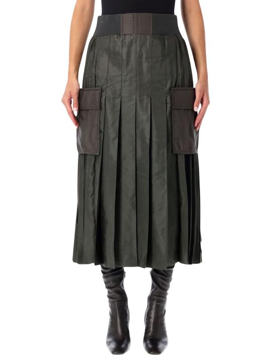 26FW 사카이 롱 스커트 2608584 531 D KHAKI