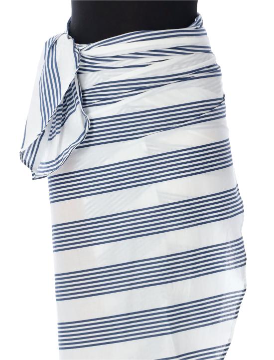 26FW 더프랭키샵 롱 스커트 THIRA 852 NAVY WHITE STRIPE - THE FRANKIE SHOP
