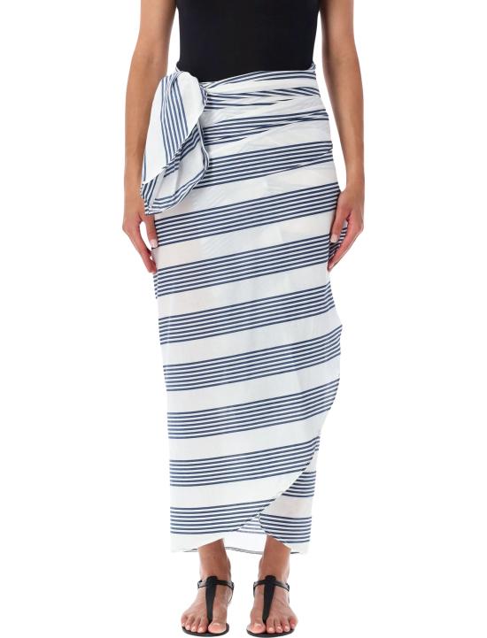 26FW 더프랭키샵 롱 스커트 THIRA 852 NAVY WHITE STRIPE