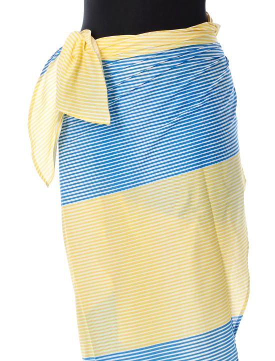 26FW 더프랭키샵 롱 스커트 THIRA 823 YELLOW BLUE STRIPE - THE FRANKIE SHOP