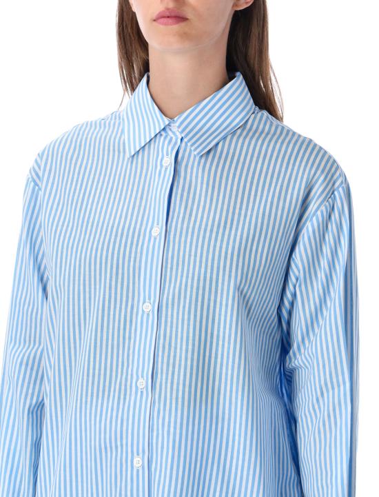 26FW 더프랭키샵 셔츠 PERI 923 BLUE WHITE STRIPE - THE FRANKIE SHOP