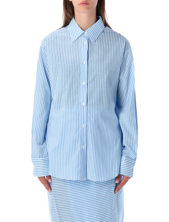 26FW 더프랭키샵 셔츠 PERI 923 BLUE WHITE STRIPE