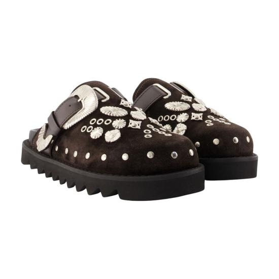 26FW 토가 뮬/슬리퍼 FTGPW105805101 BROWN - TOGA