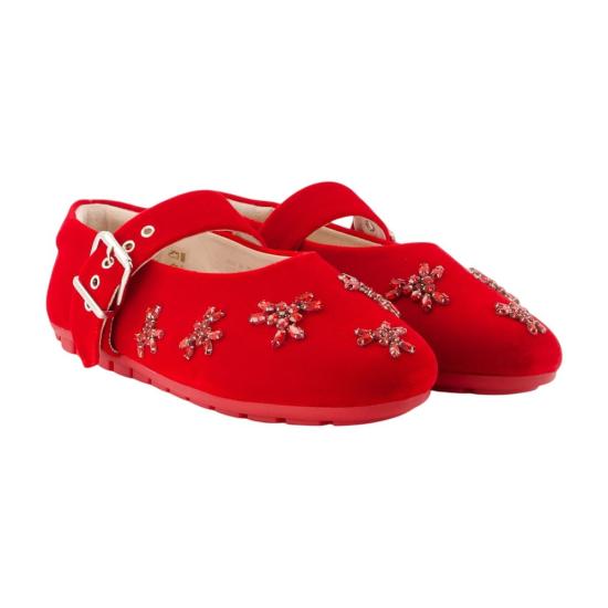 26FW 시몬로샤 플랫 슈즈 BPT13TB 0844 RED BLOOD RED - SIMONE ROCHA