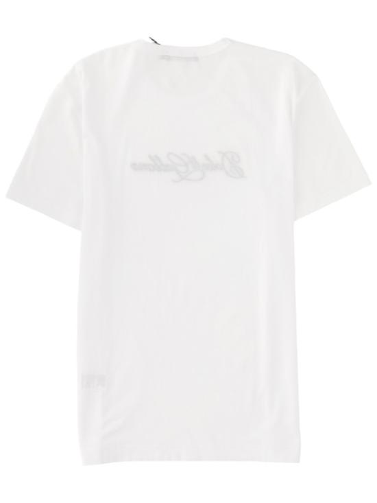 26FW 돌체앤가바나 반팔 티셔츠 G8PT1Z G7P9KW0800 White - DOLCE & GABBANA