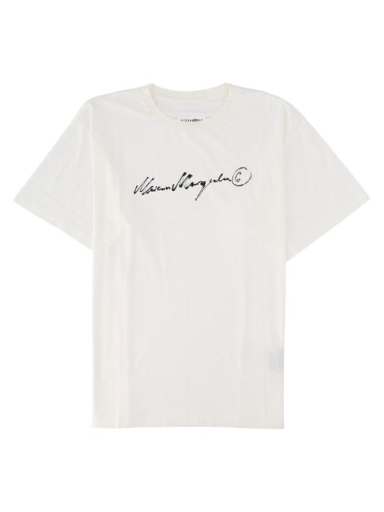 26FW MM6 메종마르지엘라 반팔 티셔츠 SH0GC0077 M20258101 White
