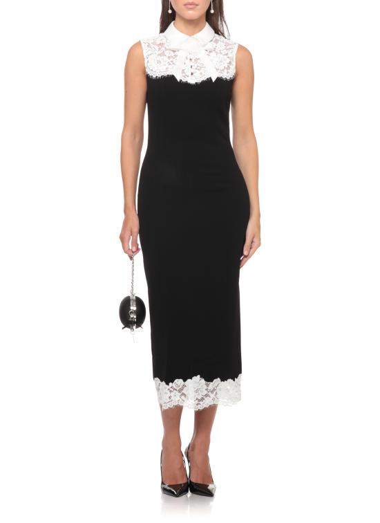 26FW 셀프 포트레이트 미디 원피스 AW26019MB BLACK CONTRAST LACEBLACK - SELF PORTRAIT