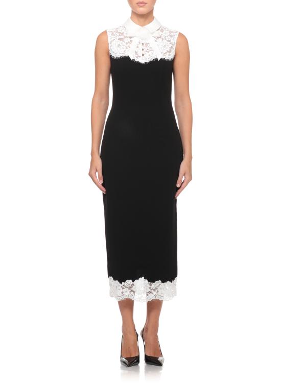 26FW 셀프 포트레이트 미디 원피스 AW26019MB BLACK CONTRAST LACEBLACK - SELF PORTRAIT