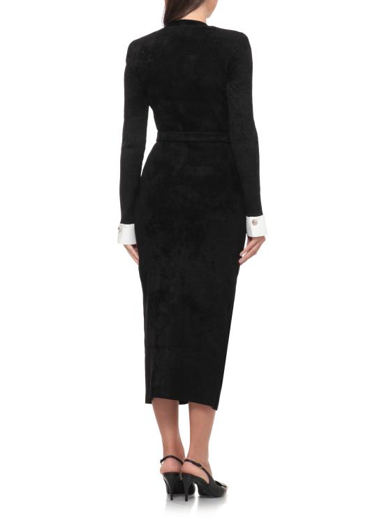 26FW 셀프 포트레이트 미디 원피스 AW26099MB BLACK CHENILLEBLACK - SELF PORTRAIT