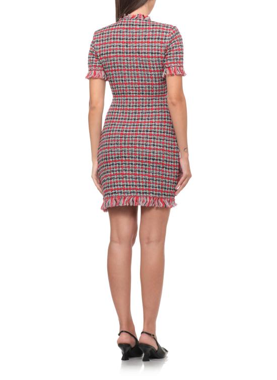 26FW 셀프 포트레이트 미디 원피스 AW26146SBR RED CHECK FRAYEDRED Multicolor - SELF PORTRAIT