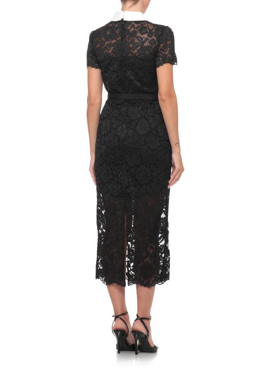 26FW 셀프 포트레이트 미디 원피스 AW26019MAB BLACK LACE CONTRASTBLACK - SELF PORTRAIT