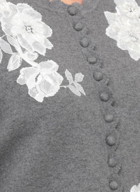 26FW 셀프 포트레이트 가디건 AW26150CGR GREY LACE FLOWERGREY - SELF PORTRAIT