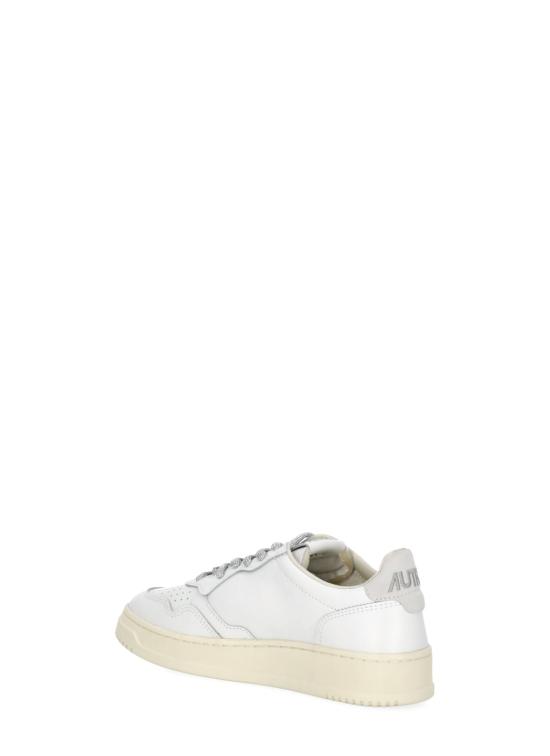 26FW 오트리 메달리스트 로우 레더 스니커즈 AULW SW03WHT SILVER WHITE - AUTRY