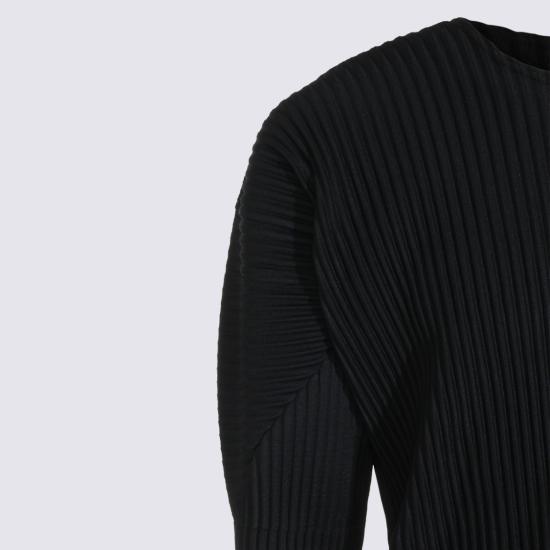 26FW 옴므 플리세 이세이 미야케 긴팔 티셔츠 HP68JK52115 Black - HOMME PLISSE' ISSEY MIYAKE