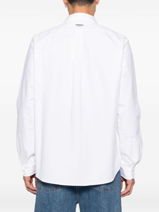 26FW 겐조 긴팔 셔츠 FG6 5CH410 9LO 01 WHITE DOM - KENZO