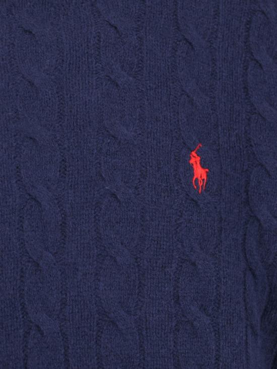 26FW 폴로 랄프로렌 케이블 니트 스웨터 710 876762002 Blue - POLO RALPH LAUREN