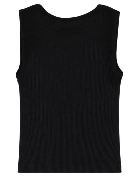 26FW 비비안웨스트우드 크롭 립 탑 크롭 립 탑 1G010011 J00BON401 Black - VIVIENNE WESTWOOD