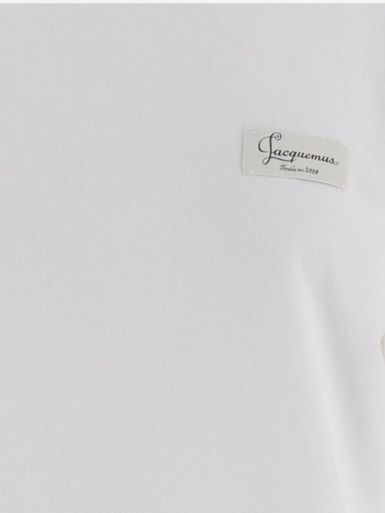 26FW 자크뮈스 반팔 티셔츠 TSU00329 AJ00327 100 White - JACQUEMUS