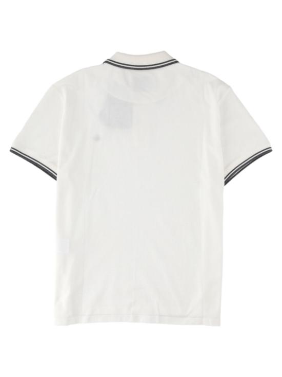 26FW 비비안웨스트우드 스크리블 체크 코튼 반팔 폴로 셔츠 2H01000Y J00AUA401 White - VIVIENNE WESTWOOD
