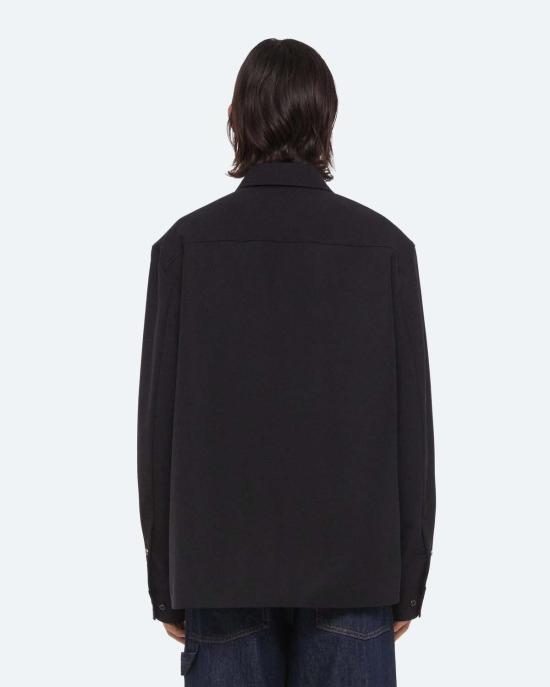  헬무트랭 자켓 헬무트 랭 워드로브 셔츠 재킷 블랙 - HELMUT LANG