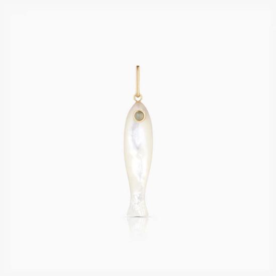  탯치 목걸이/팬던트 Thatch Fortuna Dot Charm Green - THATCH