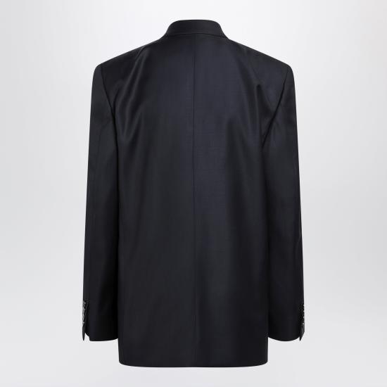 26FW 구찌 라이트 울 더블 브레스트 재킷 라이트 울 더블 브레스트 재킷 A0068ZZAVMD Blue - GUCCI