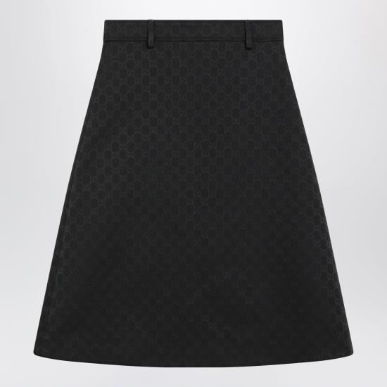 26FW 구찌 미디 스커트 A00645ZAUSC Black