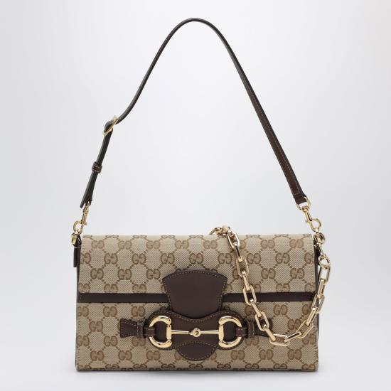 26FW 구찌 홀스빗 리스트레토 미디엄 숄더백 A006KQFAGGX Beige